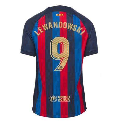 barcelona lewandowski jersey replica