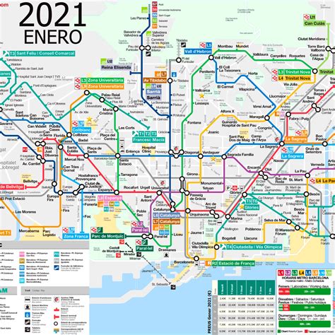barcelona mapa metro