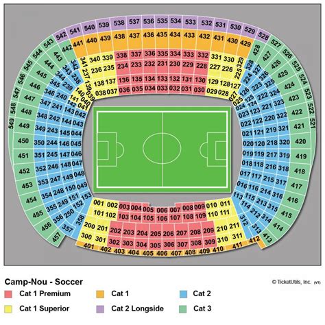 barcelona olympic stadium seating chart