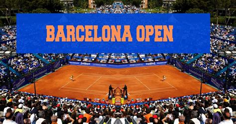 barcelona open tennis schedule