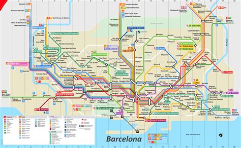 barcelona public transport map