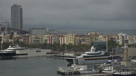 barcelona spain cruise port webcam
