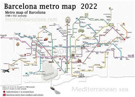 barcelona subway map 2023
