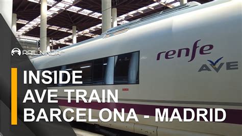 barcelona to madrid train schedule