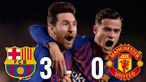 barcelona vs manchester united 2019