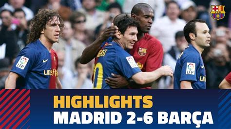 barcelona vs real madrid 2008 09 scores