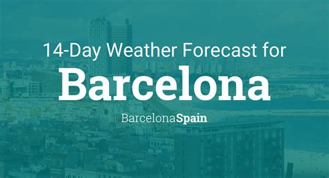 barcelona weather forecast 7 days