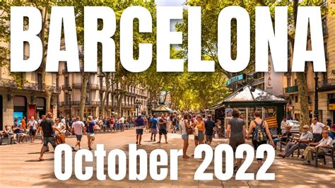 barcelona weather october 2022