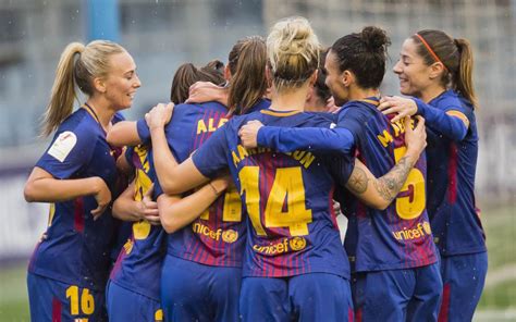 barcelona women fc league table