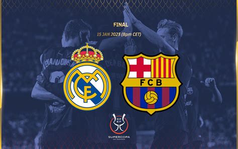 barcelone real madrid supercoupe d'espagne