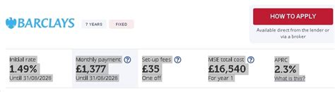 barclays 7 year fixed