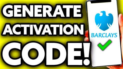 barclays 8 digit activation code