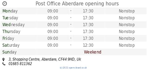 barclays aberdare opening times