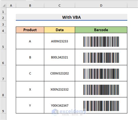 barcode font 128 excel