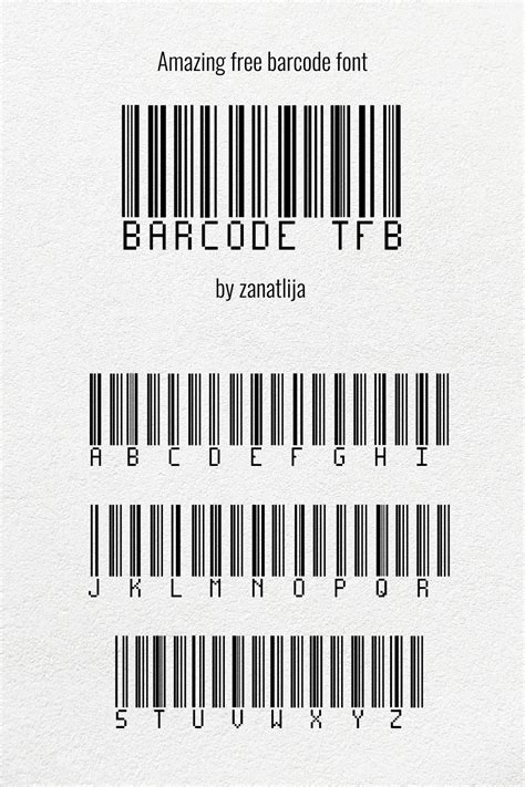 barcode font free download