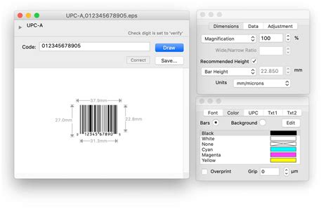 barcode maker software mac
