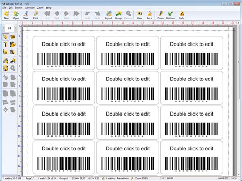 barcode printer with software