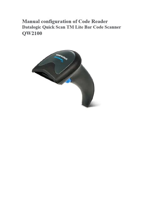 Barcode Reader Configuration