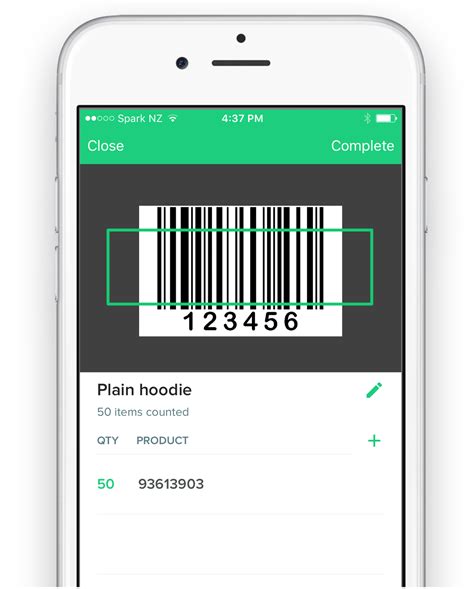 barcode scan inventory app