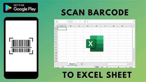 Barcode Scanner App To Excel Spreadsheet