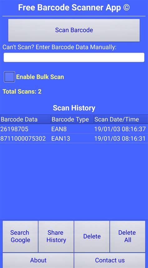 Barcode Scanner Calculator App Free