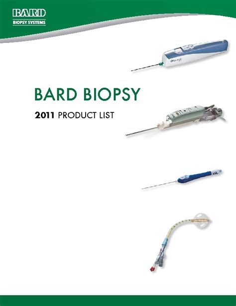 bard medical product catalog