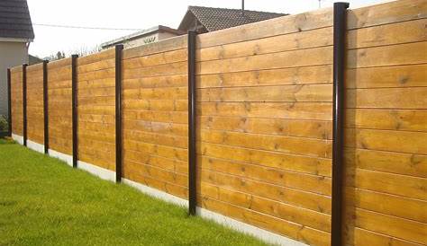 Une clôture en bardage bois pour votre jardin