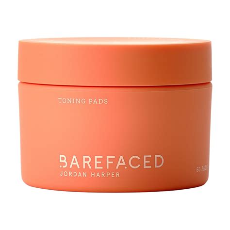 bare faced toning pads