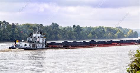 Barges On Ohio River