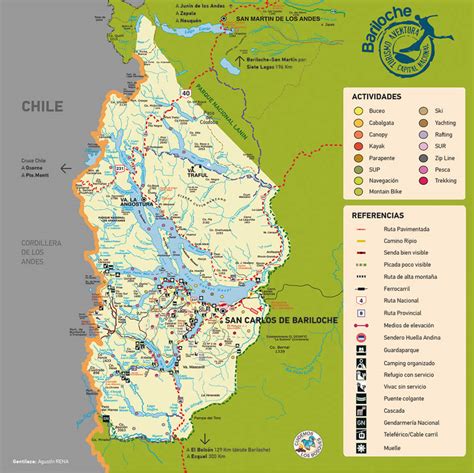 bariloche argentina map