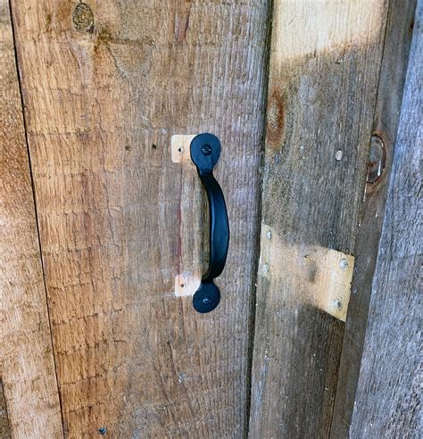 barn door handle rustic
