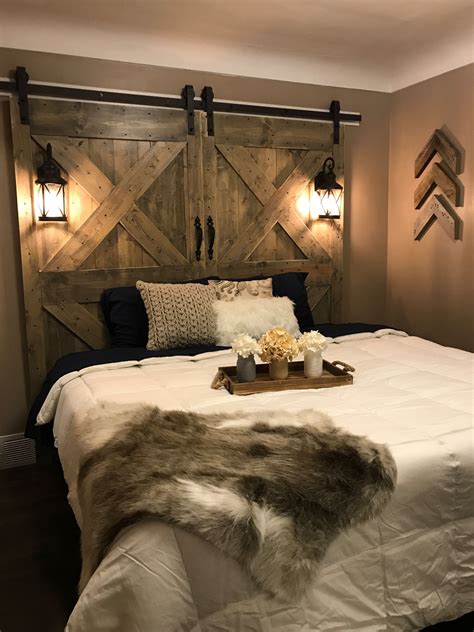 Barn-Style Bedroom Decorative Elements