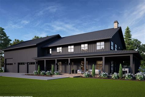 barndominium floor plans with 4 car garage