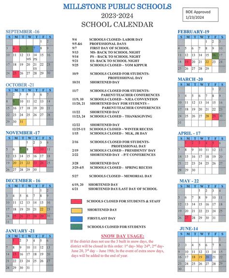 barnegat township school district calendar