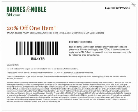 Barnes And Noble Coupon Code: Get Your Discounts Now!