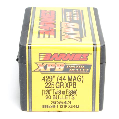 Barnes Xpb .429 225 Gr
