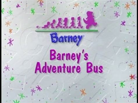 barney adventure bus lower