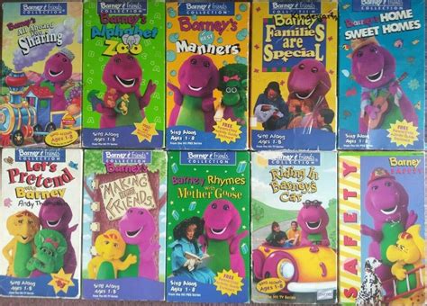 barney and friends collection vhs