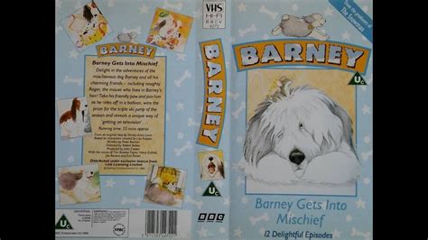 barney barney gets into mischief uk vhs 1989