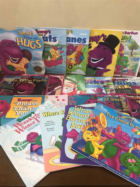 barney books and videos