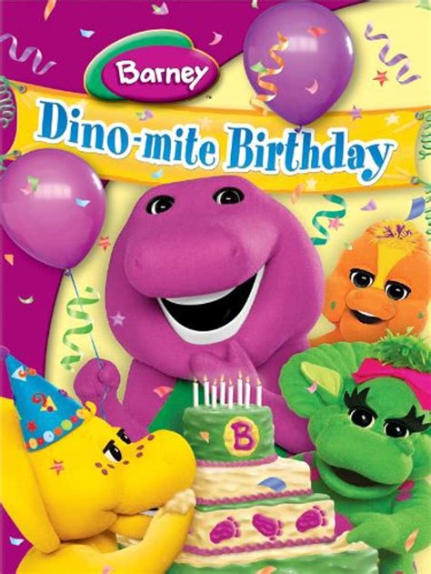 barney dino-mite birthday end