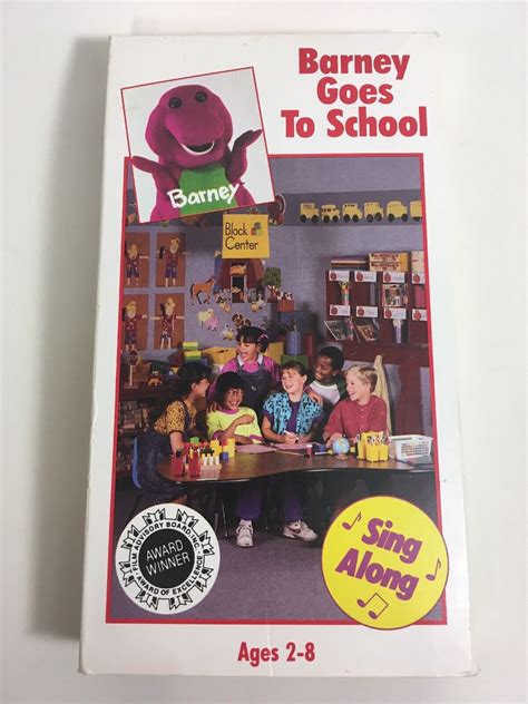 barney goes to school vhs
