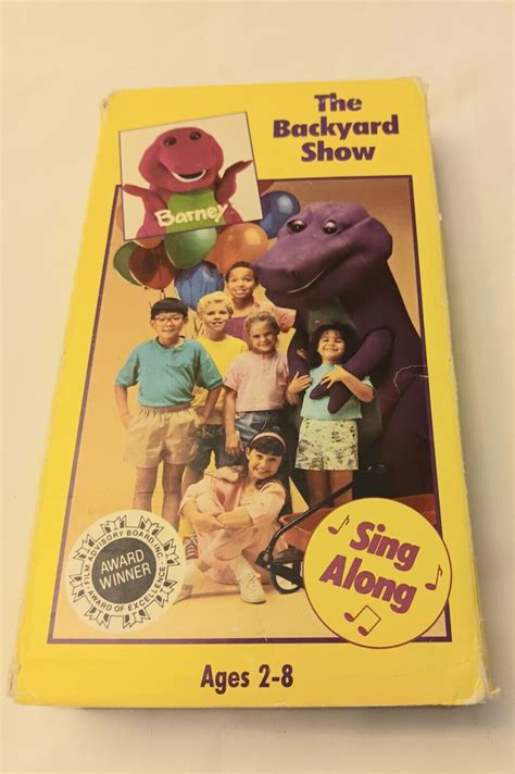 barney the backyard show vhs