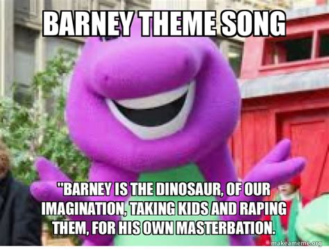 barney the dinosaur meme song