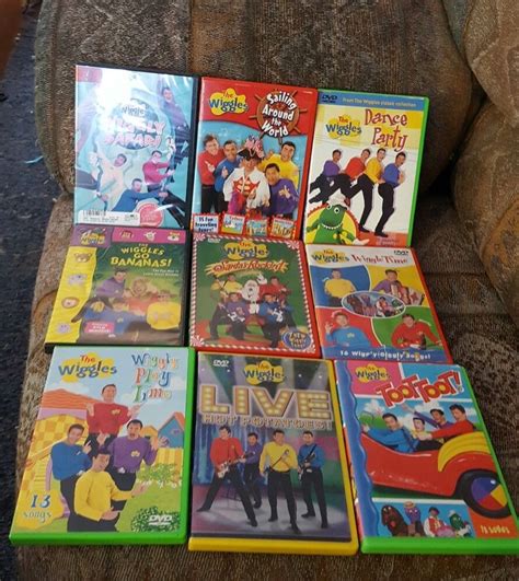 barney wiggles dvd lot