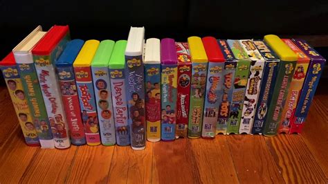 barney wiggles vhs lot