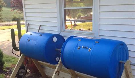 North Country Garden DIY Barrel Composter. I changed the
