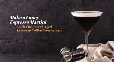 barrel aged espresso martini