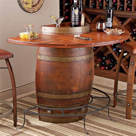 barrel furniture plans for wine lovers