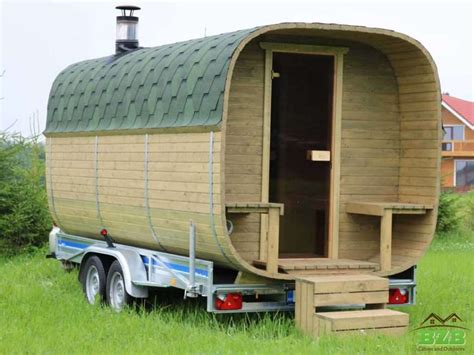 Barrel Sauna Trailer